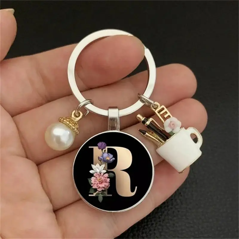 MyGiftHome 26 Letter Keychains Cup Pendants Bag Ornaments
