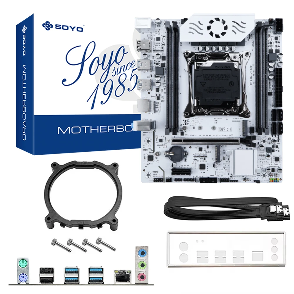 SOYO X99 マザーボードキット LGA2011-3 SOYO X99 Motherboard Set Kit With LGA2011-3 Xeon E5 2680 V3