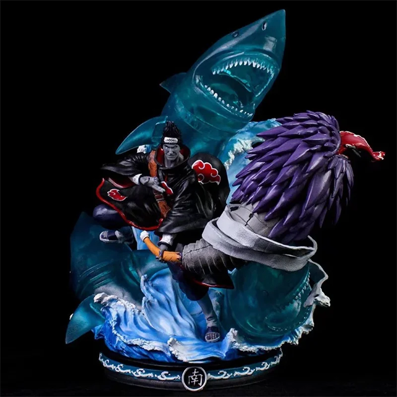 

Anime Naruto Hoshigaki Kisame GK Akatsuki Luminous PVC Action Figure Collectible Model Doll Toy 36cm