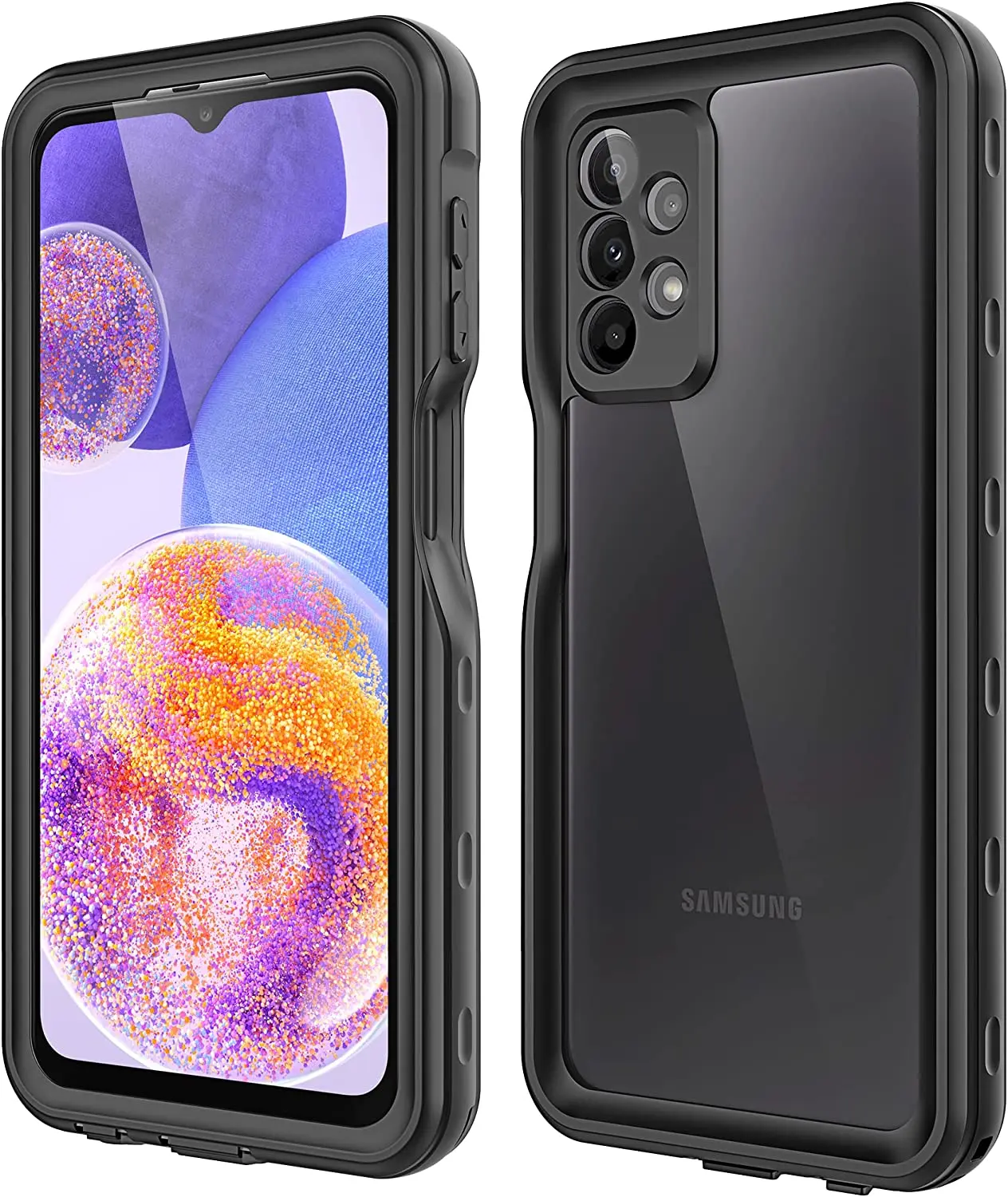

for Samsung Galaxy A23 Waterproof Phone Case Full Body Coverage Underwater Dustproof Covers for Samsung A23 5G Diving Coque