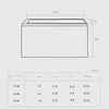 Simple Household Small Apartment Bathtub Acrylic Large Space Massage Bathtub Constant Temperature Surf Massage Sitting Bathtub W 6