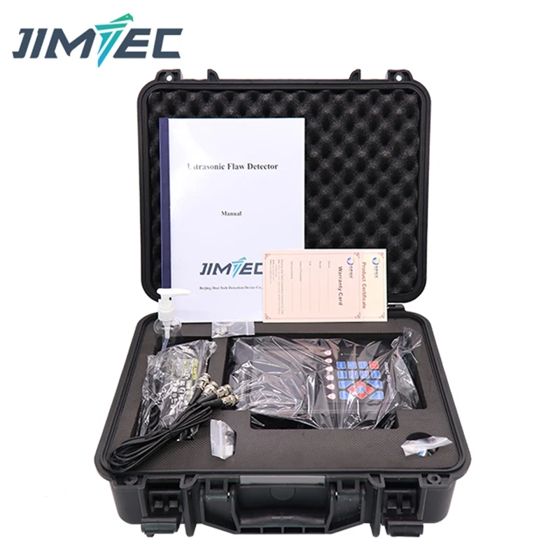Digital Ultrasonic Flaw Detector Gain Adjust 0~120dB NDT Flaw Meter Probe For Metal Cracks Welds Pores Sand Hole Inspection
