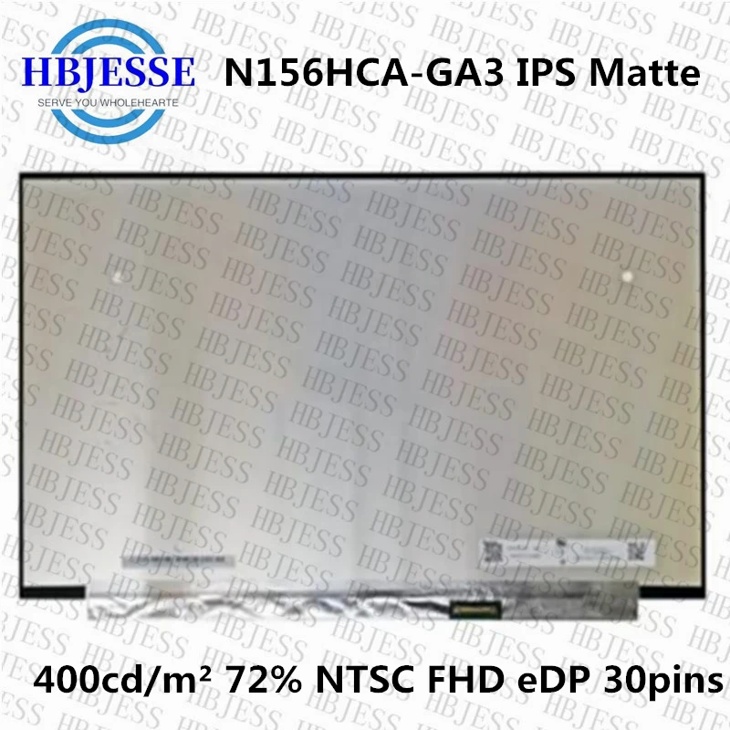 Ips Led Tela Lcd Matriz Edp 30 Pinos Fhd 1920*1080 72 Ntsc 400 Cca N156hca-ga3 156 Laptop Original