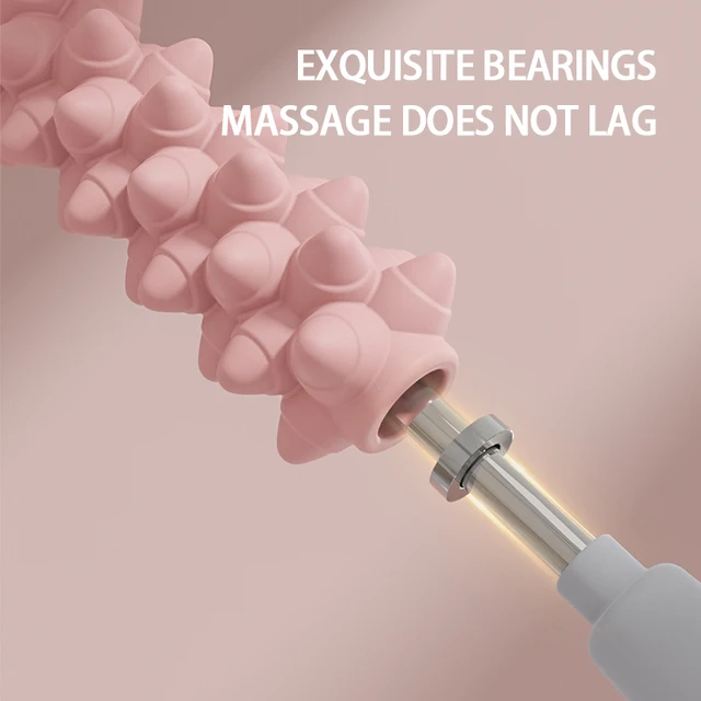 Yoga Massage Stick Yoga Fitness Wolf Teeth Muscles Massage Stick Calves Thighs Quadriceps Arm Forearm Relaxation Artifact Roller 4