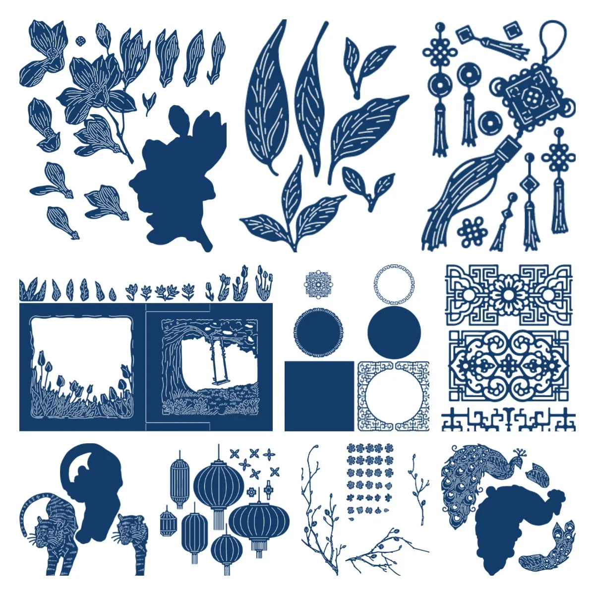 

Springtide Harmony Magnolia Metal Cutting Dies For Diy Scrapbooking Crafts Dies Cut Stencils Maker Photo Album Template Handmade