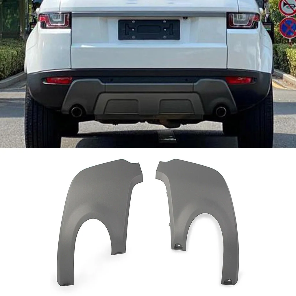 

1 пара задних выхлопных труб, крючок для буксировки, Накладка для Range Rover Evoque 202012 2013 2014 2015 2016 2017 2018