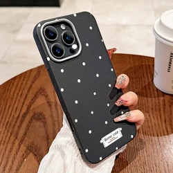 Polka Dot Red & White Soft Phone Case Cover - Galaxy A30 A20 (1)