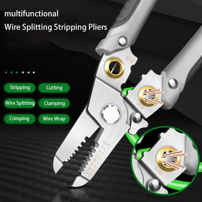 

Wire Strippers for Electrician, Multi-function Cable Cutters, Wire Stripping Cutters, Hand Tools