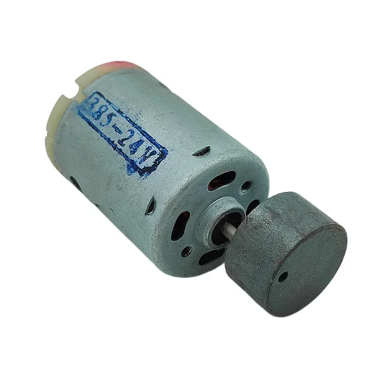 마이크로 RS-385 진동 모터 12V-24V, 대형 편심 휠 포함, DIY 장난감 마사지기/피더용 - 홈 오토메이션용 DC 진동기