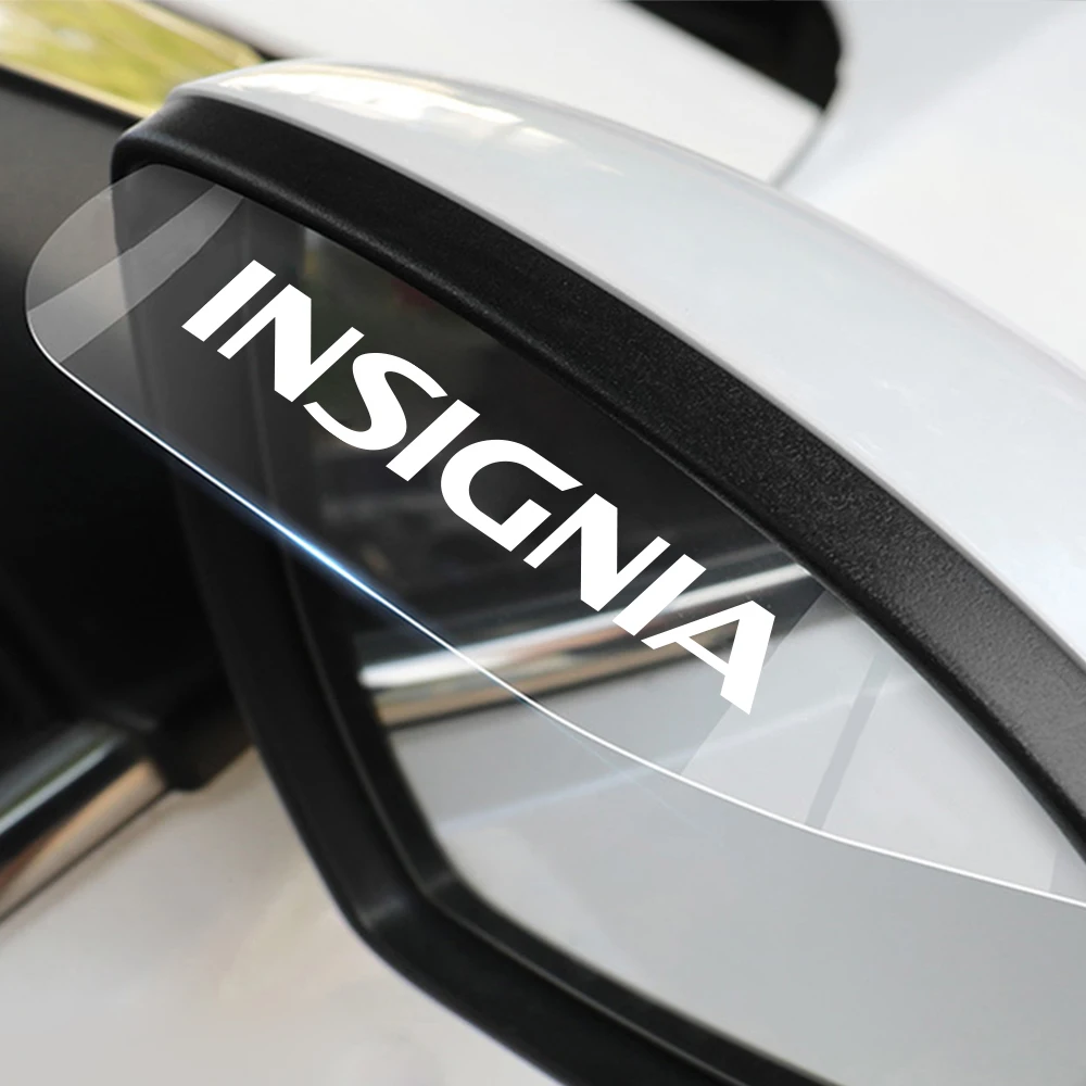 2PCS Car Rearview Mirror Rain Eyebrow Accessories For Opel Insignia A B OPC GSi Country Sports Tourer G09 Z18 2009 2010 2012