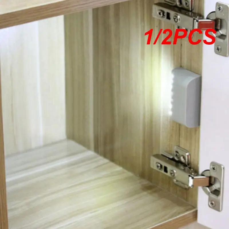 

1/2PCS 7leds LED Under Cabinet Light Battery Powered Sensor Touch Closet Lamp for Kitchen Cupboard Wardrobe Inner Night Lamp