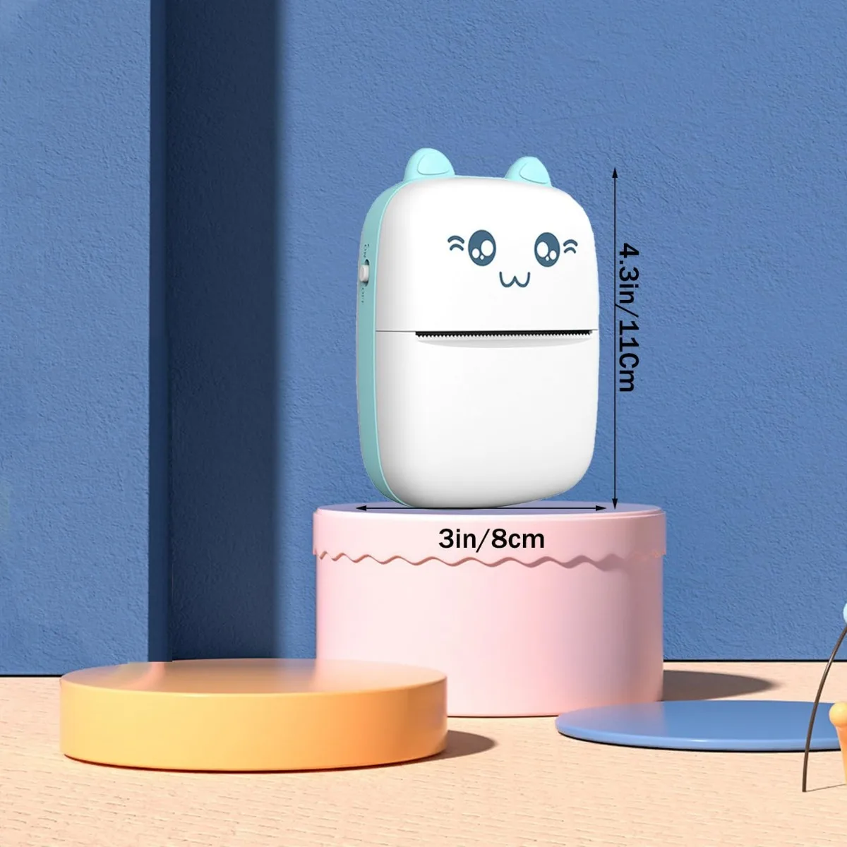 Inkless Printer Portable Thermal Printer Bluetooth Wireless Small Instant Pocket Printer For Anatomy Picture Children DIY