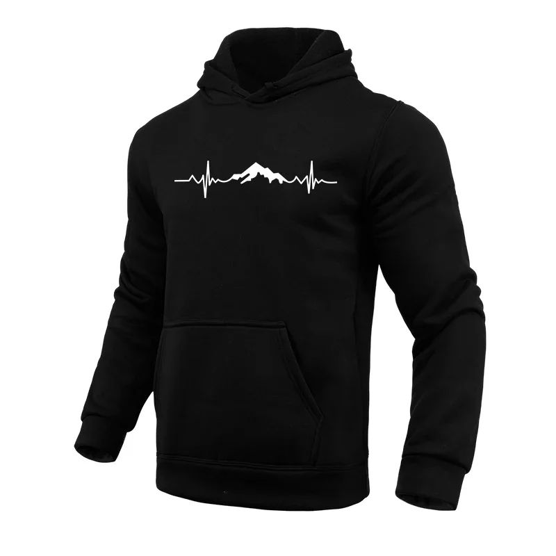 Mens Hooded Sweatshirts High Quality Casual Sports Fitness