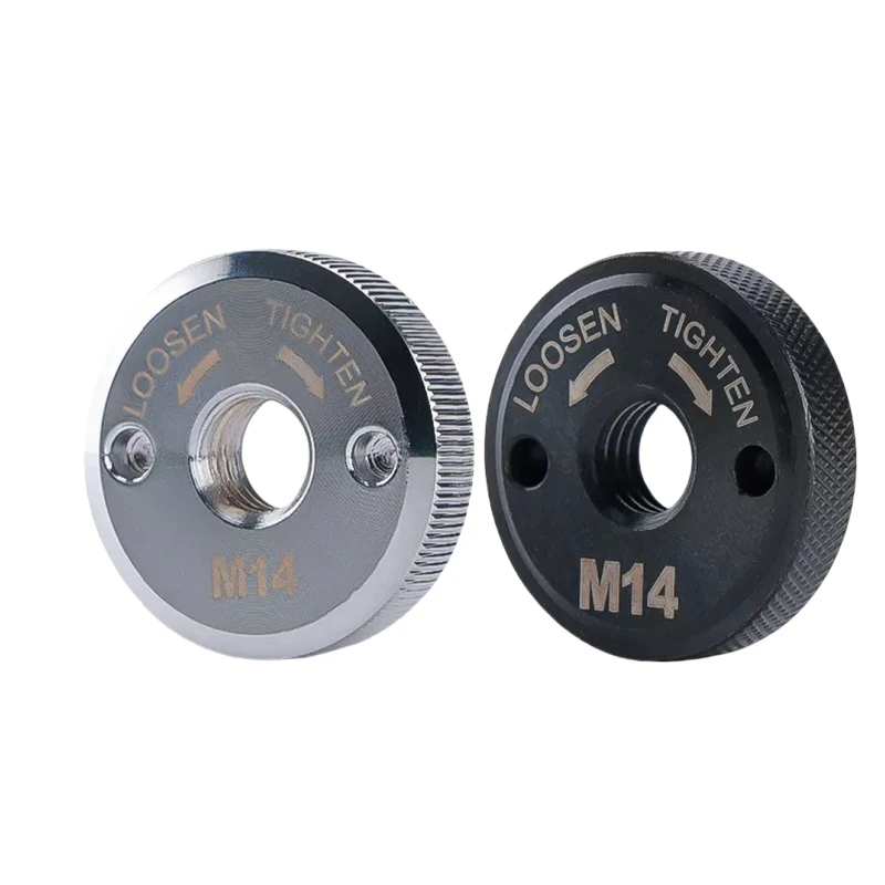M14 Thread angle grinder self-locking pressing plate Quick release Flange Nut Clamping Power Chuck Tools Parts 1PC