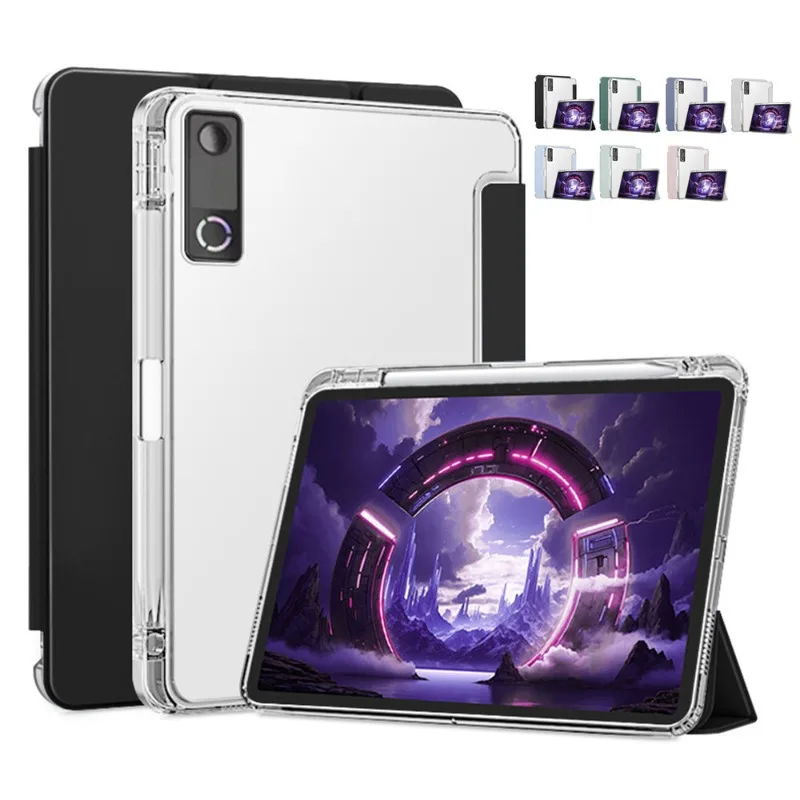 Magnetic Smart Folding Flip Stand Tablet Case with Pencil Holder – 11.1-inch Cover