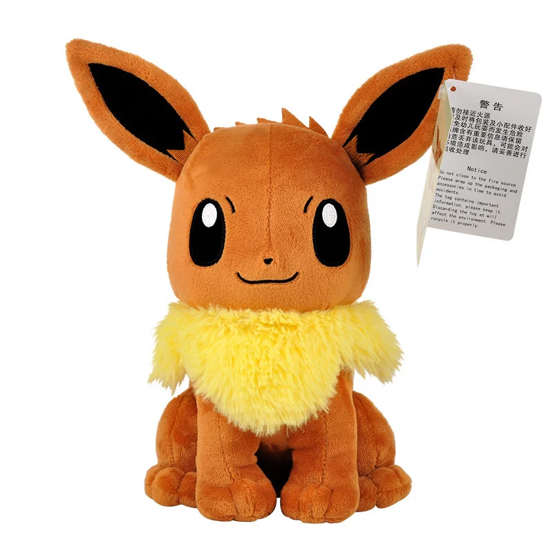 Cartoon Animation Genuine Pokemon Plush toy Eevee Doll Birthday Gift Home Decoration
