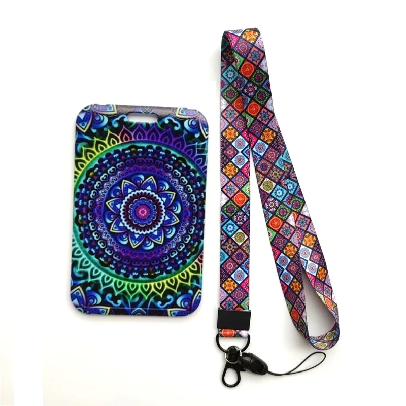 

Wholesale Women Lanyard Plastic Anime ID Card Holder Cool Fashion Badge Sliding Work Name Tag Bus Lanyard Cards Holders for Kids