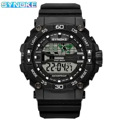 Men's Digital Mountaineering Waterproof Shock - Resistant Outdoor Fashion Watch (Black)