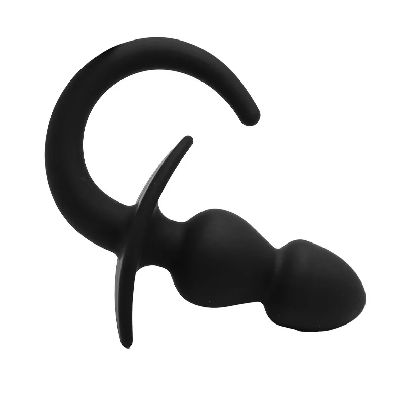 Plug anal en silicone avec queue g-spot stimulateur pour bdsm_voghion.com