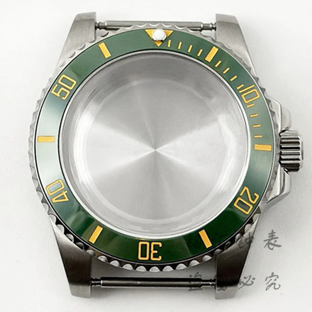 Deep Blue Bezel 40MM Diver Watch Case with Waterproof Sapphire Crystal