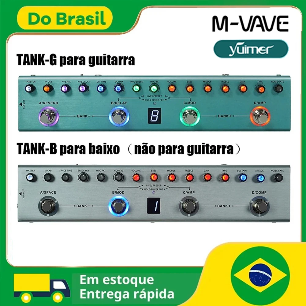 税込】M-VAVE Yuimer KPTPRO 2025 NEW ギターエフェクトペダル TANK G