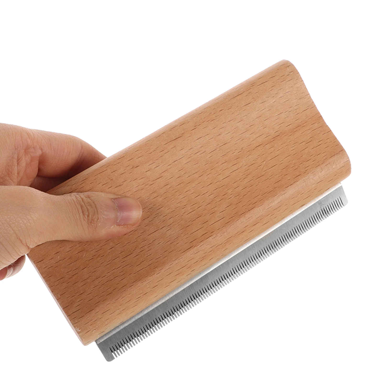 Pet Hair Removal Comb Horse Stable Supplies Groom Brush Grooming Cleaning Light Brown Tools Deshedding Bridegroom 2