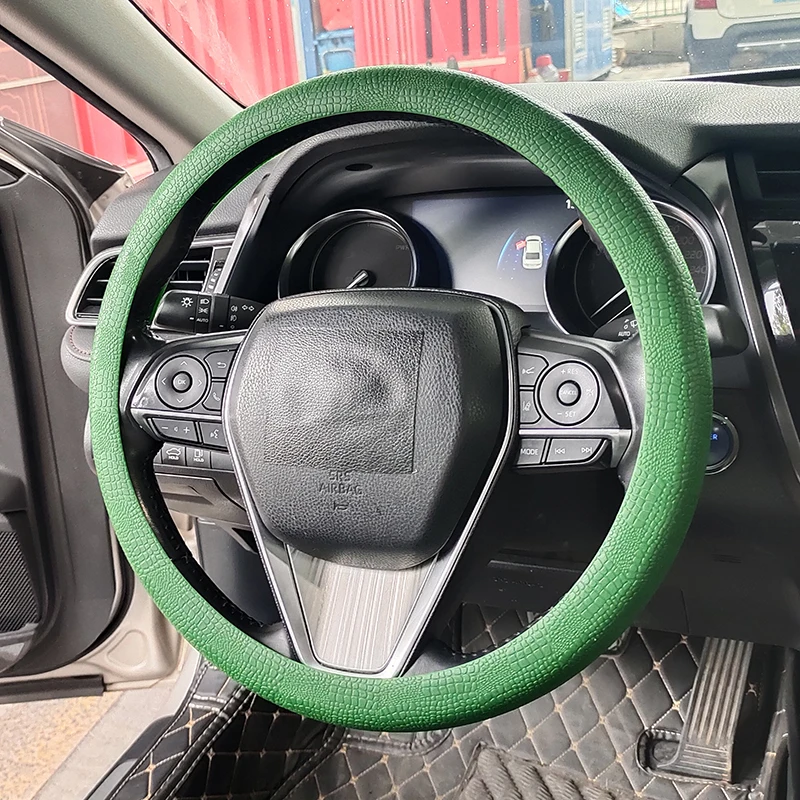 

Car Silicone Steering Wheel Cover Auto Accessories For Toyota Honda LADA BMW Peugeot Hyundai Buick Skoda MG KIA Mazda SEAT etc.