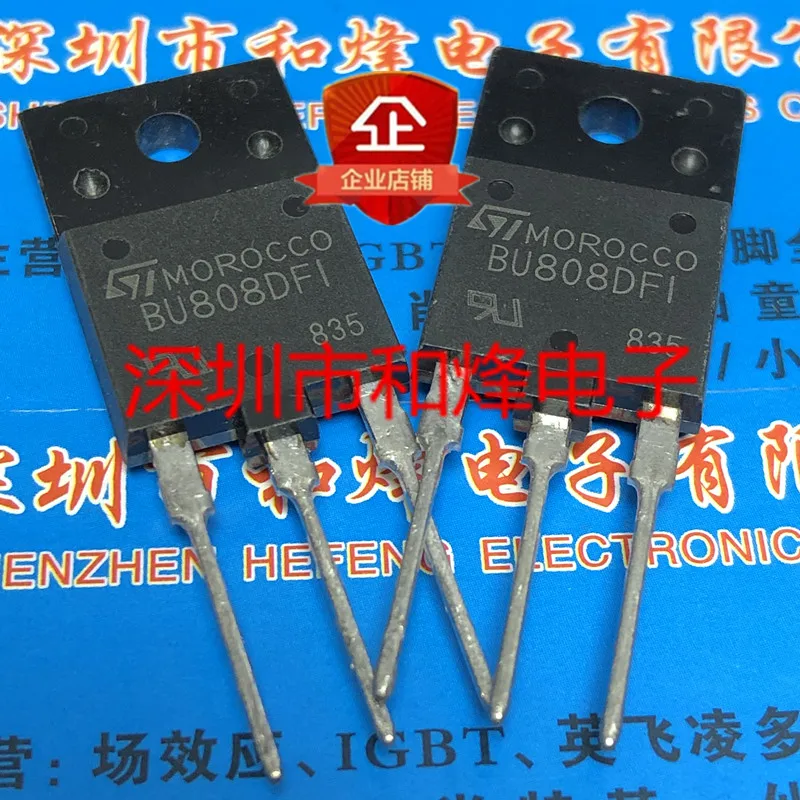 Original 4pcs/ Bu808dfi To-3pf 1400v 8a - Transistors - AliExpress
