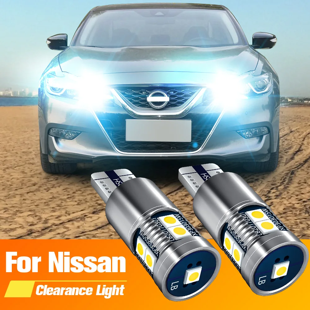 Luc LED Para Matrícula De Coche, Lámparas Sin Error Para Nissan