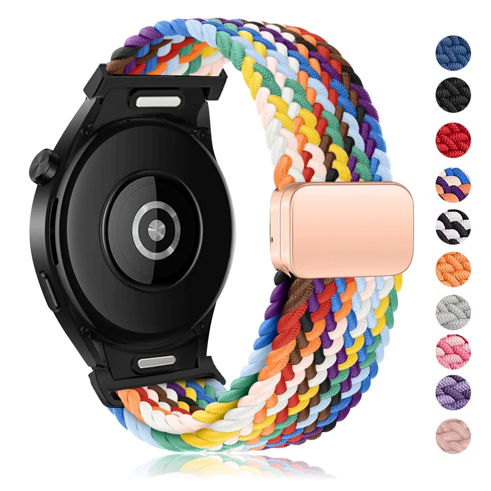 

Ремешок для Samsung Galaxy Watch 6 4 classic/5 Pro, магнитный плетеный браслет без зазоров, 45 мм, 47 мм, 43 мм, 44 мм, 40 мм, Galaxy watch 6