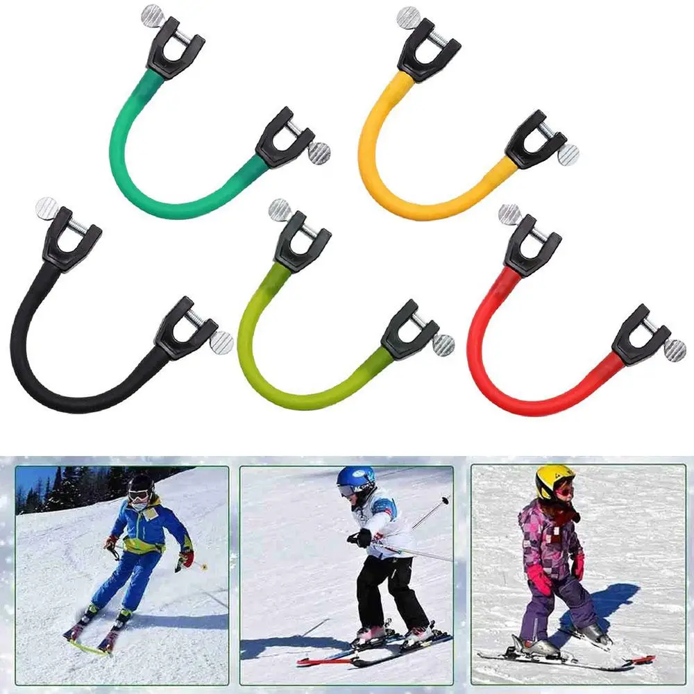 Ski Tip Connector For Beginners Ski Wedge Aid Connector For Children Adults Outdoor Training Exercise Sport Snowboarding Accesso