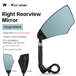 Premium Anti - Glare Wide Angle Telescopic Bicycle Rearview Mirror (1PC Right)