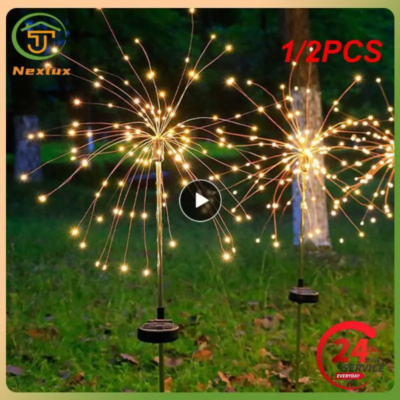 

1/2 шт., водонепроницаемые уличные фонари на солнечной батарее