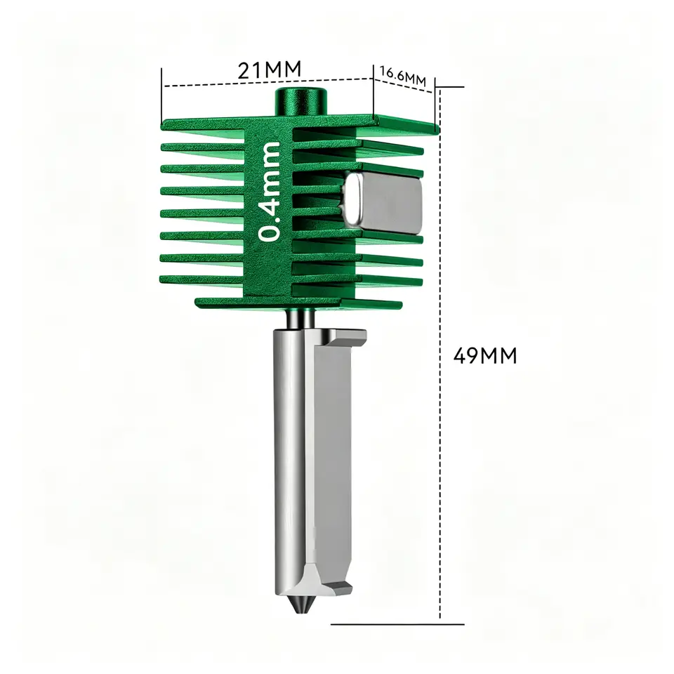 New Bambu Lab A1 Mini/A2L Integrated Tungsten Carbide Steel Nozzle Hotend Kit Upgraded All-in-one Hotend 3D Printer Parts image 4