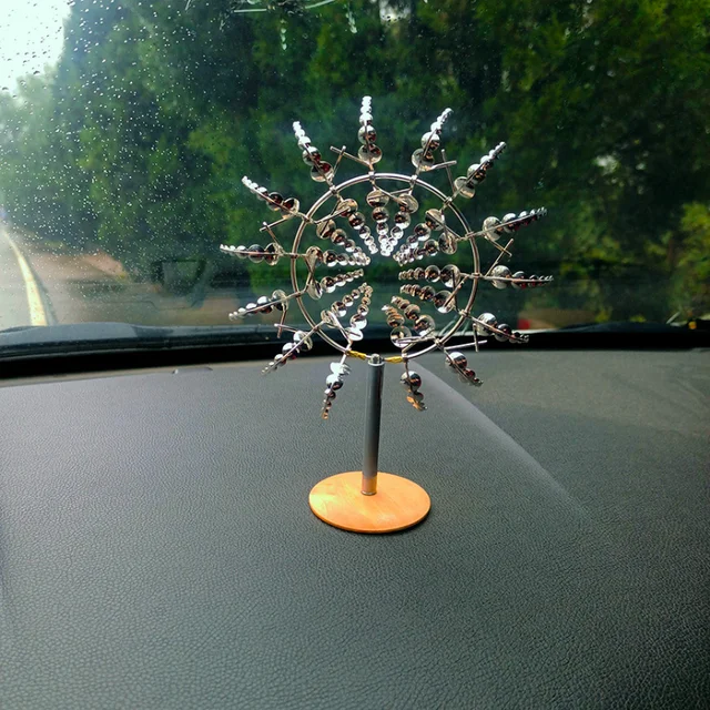 2022New Magical Metal Windmill Autó Szélmalom Belső Dekoráció Személyre Szabott Speciális Alakú Kreatív Díszek - Image 4