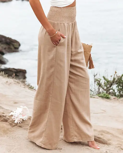 summer cotton pants for women
