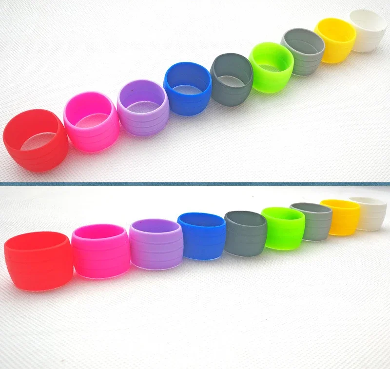 Bike Handlebar Plugs 1 Pair Bike Silicone Plug Rubber Anti-Skip Road Bike Plugs For Bar Tape Waterproof Wear Resistant Oudoor Strap Silicone Ring