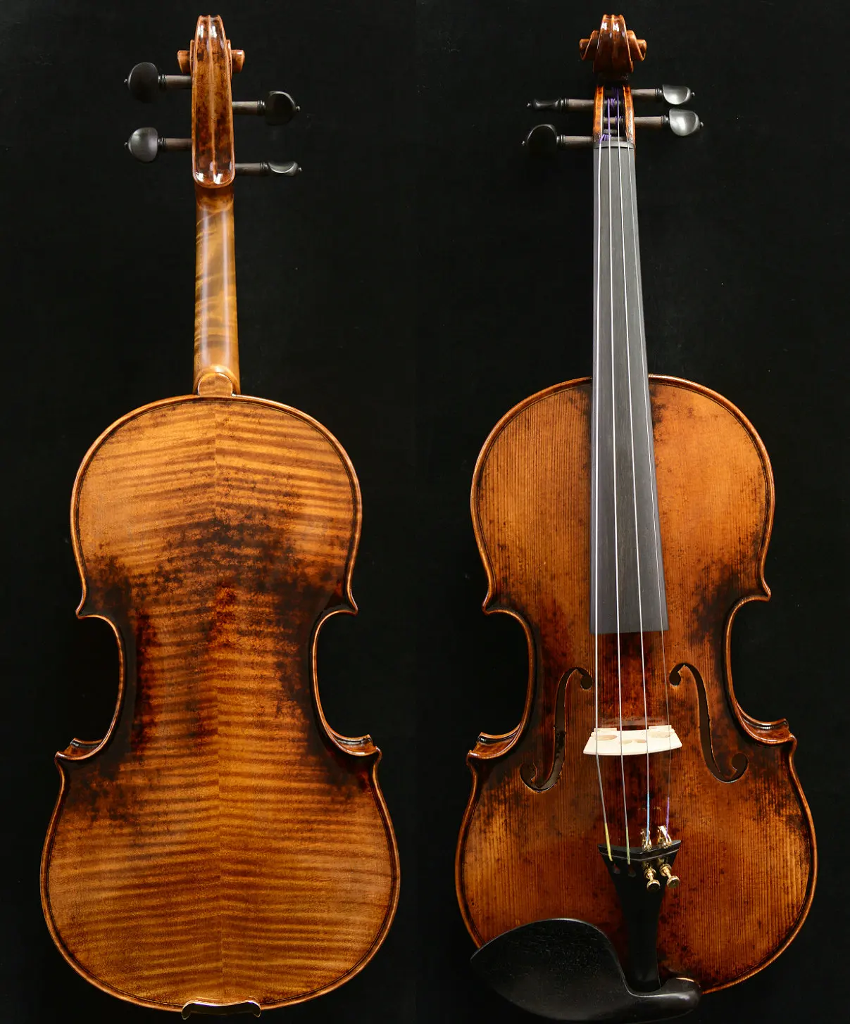 Actual Photo Proud Violin Stradivari Violin Master Wang's Own Work No. W4