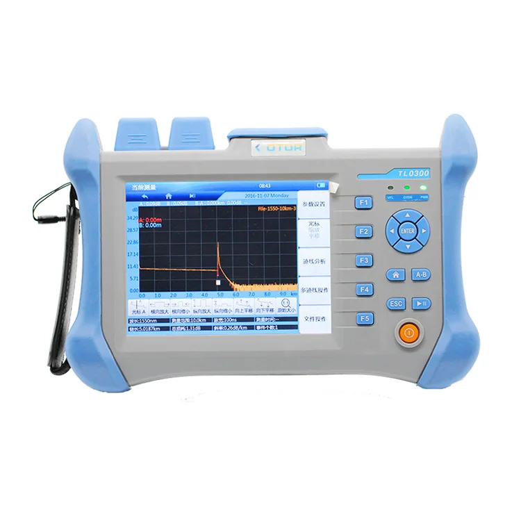 Optical Cable Fault breakpoint Length Loss Detection Fiber Tester OTDR Optical Time Domain Reflectometer TLO300 otdr fiber tester fiber breakpoint fault finder fiber optic cable detection multi function optical time domain reflectometer