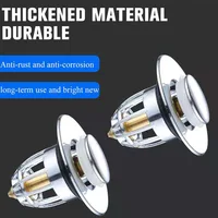 Bathroom Sink Plug Stopper Wash Basin Core Bounce Up Drain Filter Shower Sink Filter Plug Kitchen Bathtub Stopper 6