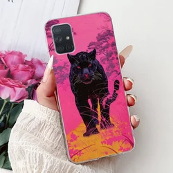 Luxury Painted Soft Silicone Case - Elegant Protective Cover - Galaxy A51 (953)