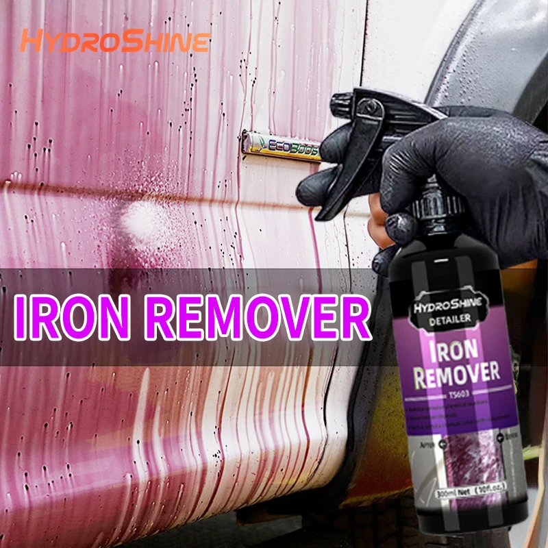 מסיר ברזל - מנקה צבע לרכב עם כוח הסרת כתמים חזק, מסיר חלודה, כתמים צהובים וכתמים חלודה מהגלגלים בלי