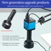Zoom 150X Full HD Camera VGA/HDMI Port Industrial Microscope Adjustable Metal Arm Stand Bracket For PCB Soldering Phone Repair 3