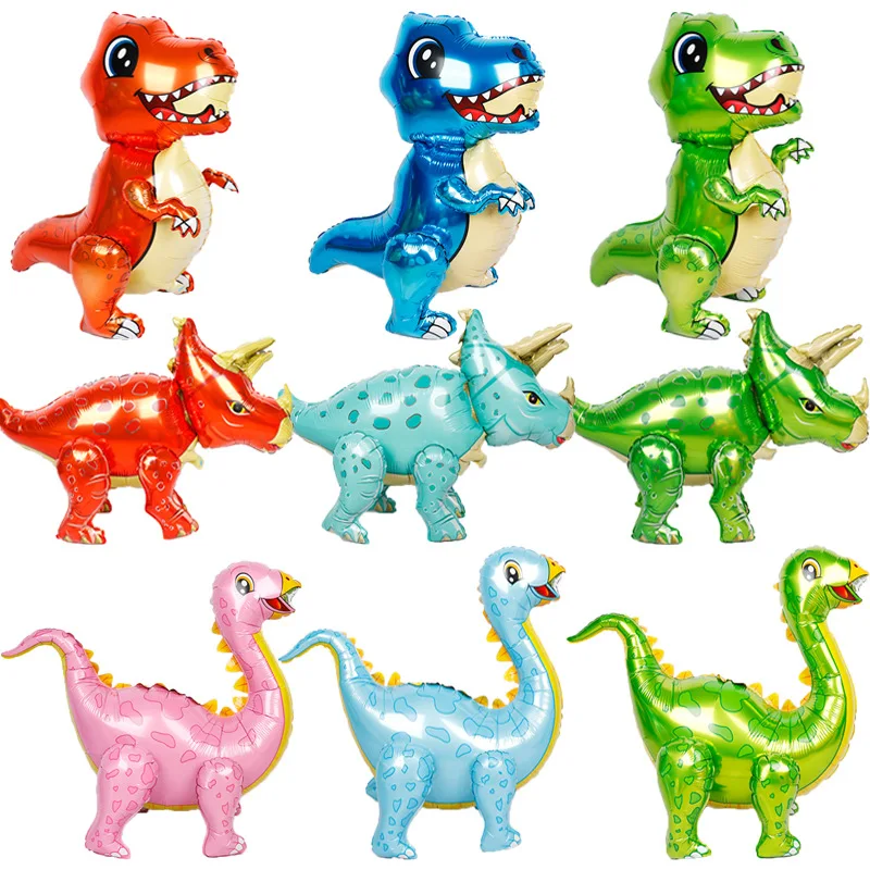 

Large 4D Walking Dinosaur Foil Balloons , Children 's Animal Toys , Birthday Party , Baby Shower Decoration