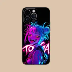 Anime - Inspired Himiko Toga Phone Case - Vibrant Protective Cover - iPhone 12 Mini (Black1)