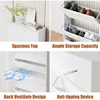 Shoe Cabinet Storage with 3 Flip Drawers for Entryway, White Slim Freestanding Modern Narrow Shoe Organizer Rack 4