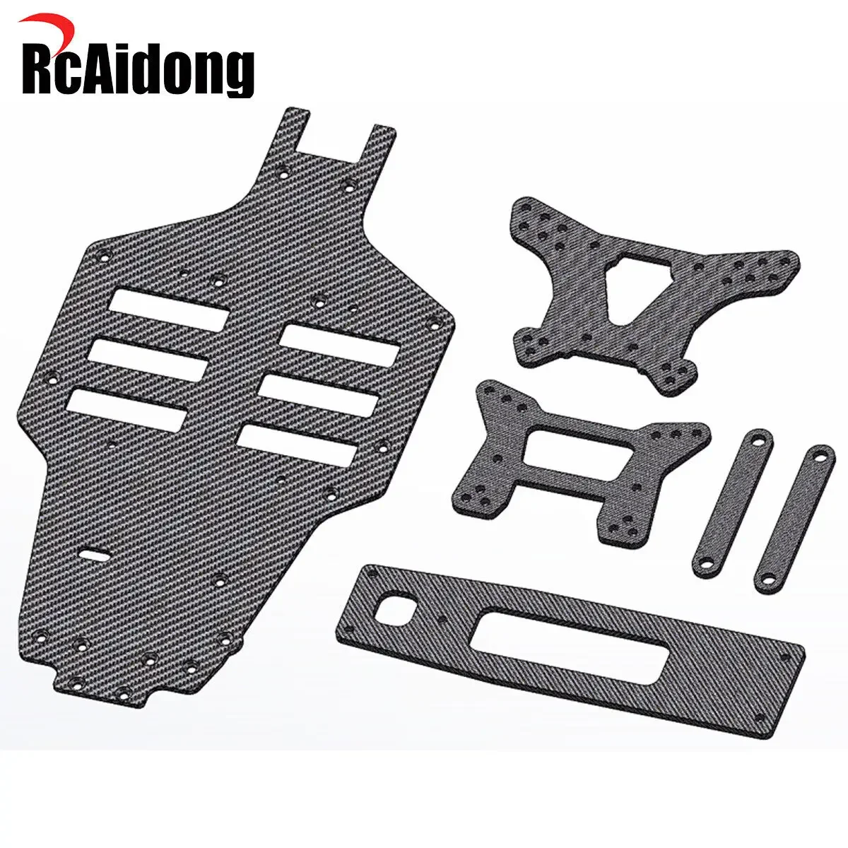 タミヤ トップフォース 4WD バギーカー用カーボンロアデッキ