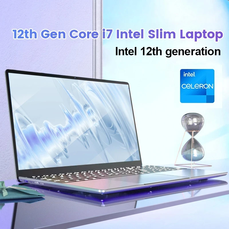 

Gaming Laptop i9 12th Gen Intel Core i7 i5 1240P 15.6'' IPS Ultrabook Windows 11/10 Notebook Fingerprint Unlock Backlit Keyboard