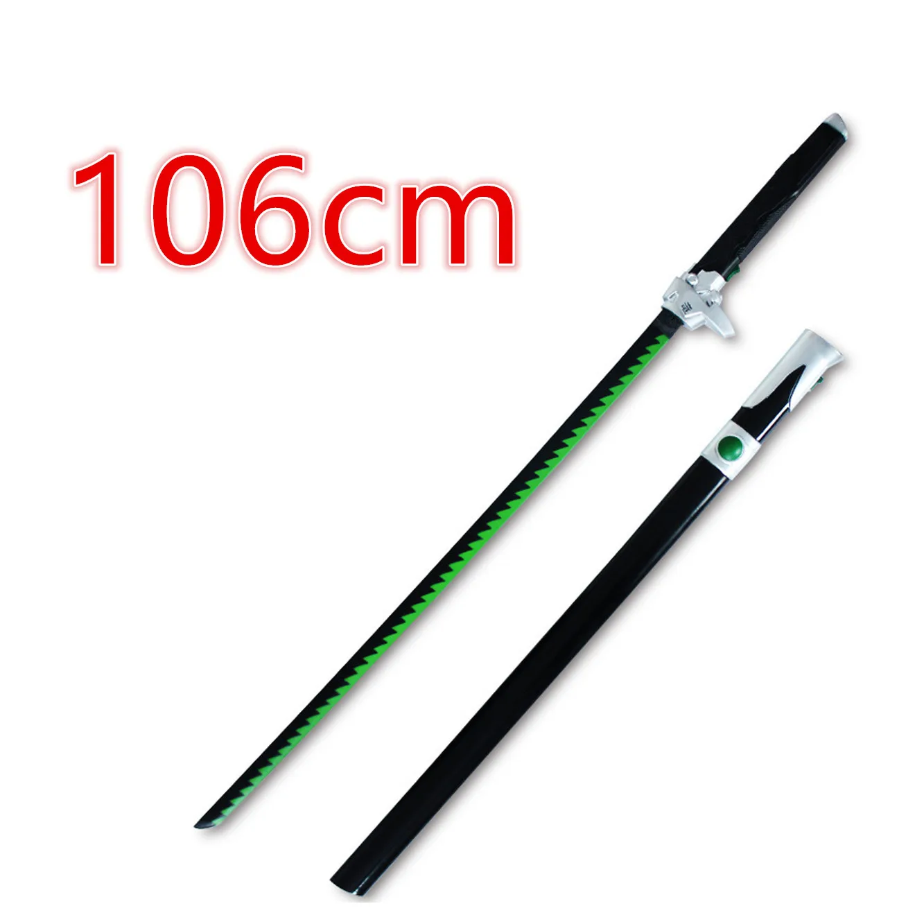 Cosplay Overwatch Game Genji Evil Spirit Sheath Knife Dragon Blade Shimada Genji Katana Role Play PU Weapon Prop Sword 106cm 3