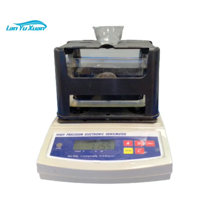 

High Precision Electronic Densimeter Balance Liquids Solids Density Meter